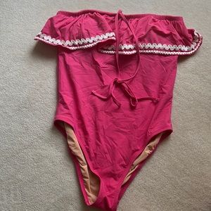 Adorable J Crew one piece with removable neck tie